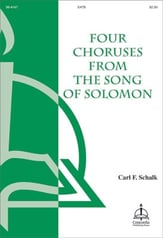 Four Choruses from the Song of Solomon SATB Singer's Edition cover